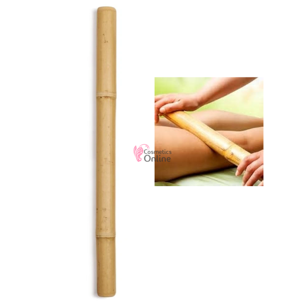 Bat din lemn natural de bambus pentru masaj 002294 terapeutic/anticelulitic de 60 cm
